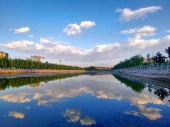 影像记录丨河北灵寿松阳河湿地公园：天