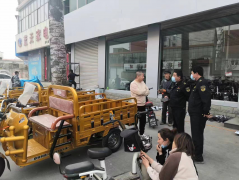 灵寿县执法检查 确保电动车乘员头盔产品质量